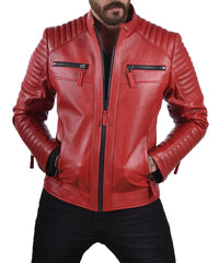 Men's Genuine Leather Jacket MJ 107