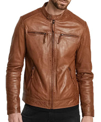 Men's Genuine Leather Jacket MJ 108