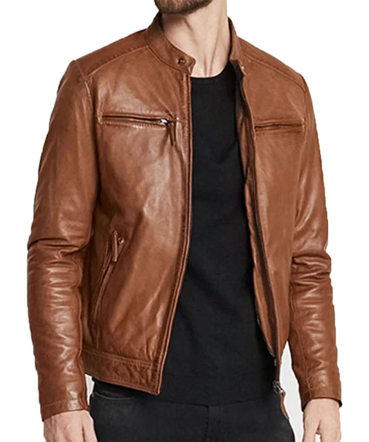 Men's Genuine Leather Jacket MJ 108