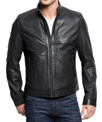 Men's Genuine Leather Jacket MJ 113