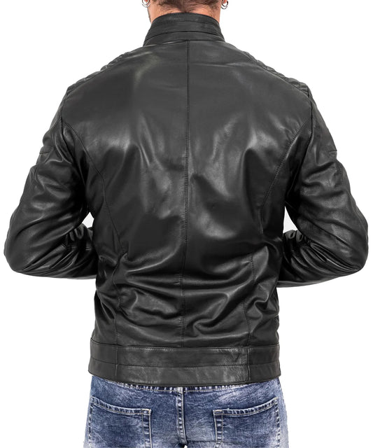 Men's Genuine Leather Jacket MJ 115