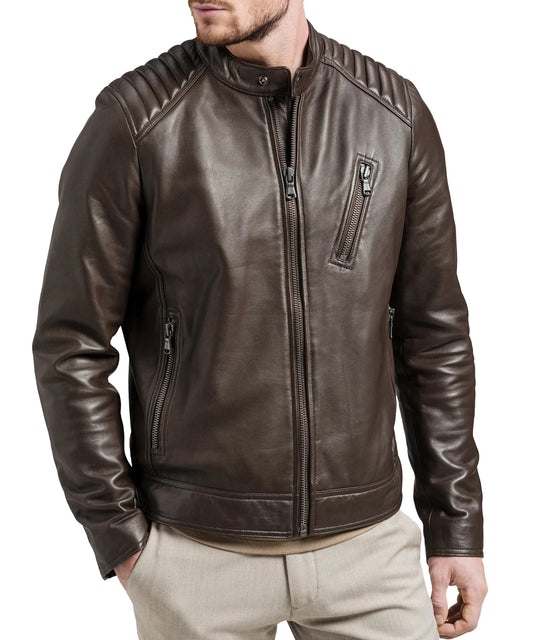 Men's Genuine Leather Jacket MJ 116