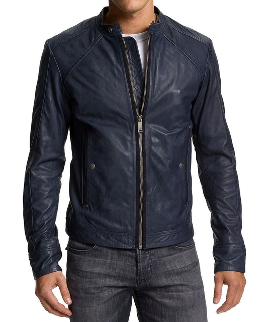 Men's Genuine Leather Jacket MJ 120