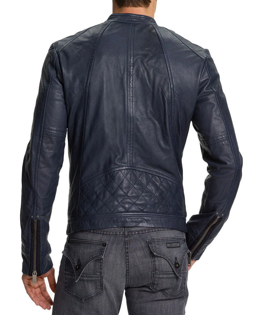 Men's Genuine Leather Jacket MJ 120