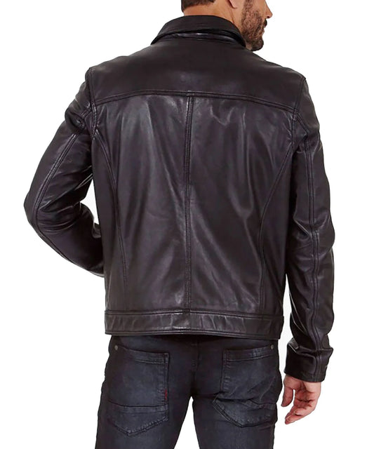 Men's Genuine Leather Jacket MJ 121
