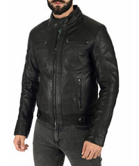 Men's Genuine Leather Jacket MJ 129