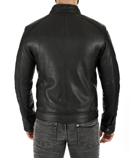 Men's Genuine Leather Jacket MJ 129