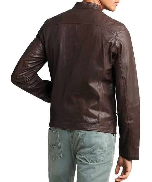 Men's Genuine Leather Jacket MJ 130
