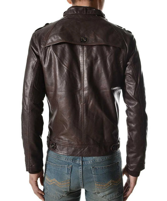 Men's Genuine Leather Jacket MJ 131