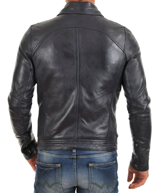 Men's Genuine Leather Jacket MJ 132