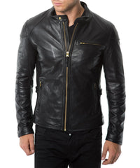 Men's Genuine Leather Jacket MJ 135
