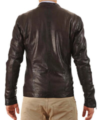 Men's Genuine Leather Jacket MJ 13