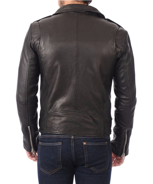 Men's Genuine Leather Jacket MJ 140