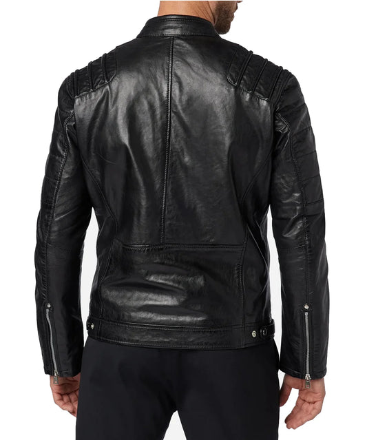 Men's Genuine Leather Jacket MJ 142