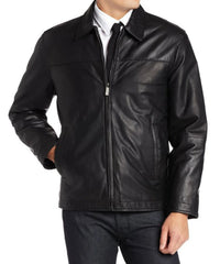 Men's Genuine Leather Jacket MJ 143