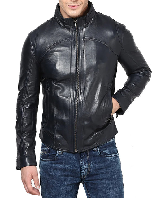 Men's Genuine Leather Jacket MJ 144