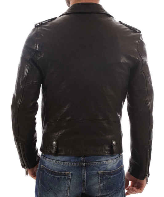Men's Genuine Leather Jacket MJ 146