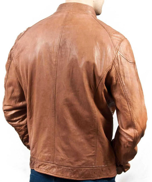Men's Genuine Leather Jacket MJ 147