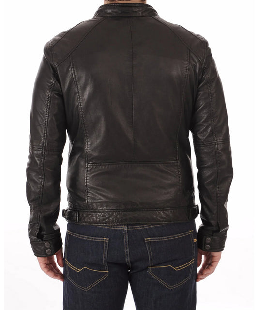 Men's Genuine Leather Jacket MJ 149