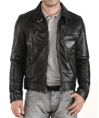 Men's Genuine Leather Jacket MJ 152