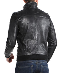 Men's Genuine Leather Jacket MJ 153