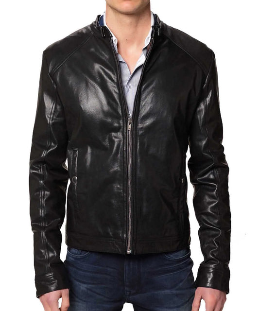 Men's Genuine Leather Jacket MJ 157