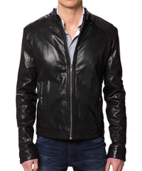 Men's Genuine Leather Jacket MJ 157