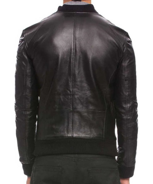 Men's Genuine Leather Jacket MJ 158
