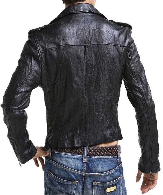 Men's Genuine Leather Jacket MJ 159