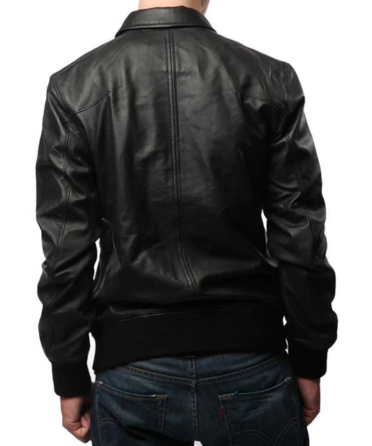 Men's Genuine Leather Jacket MJ 160