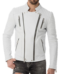 Men's Genuine Leather Jacket MJ 162