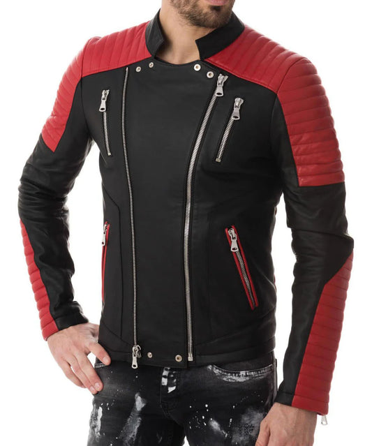 Men's Genuine Leather Jacket MJ 163
