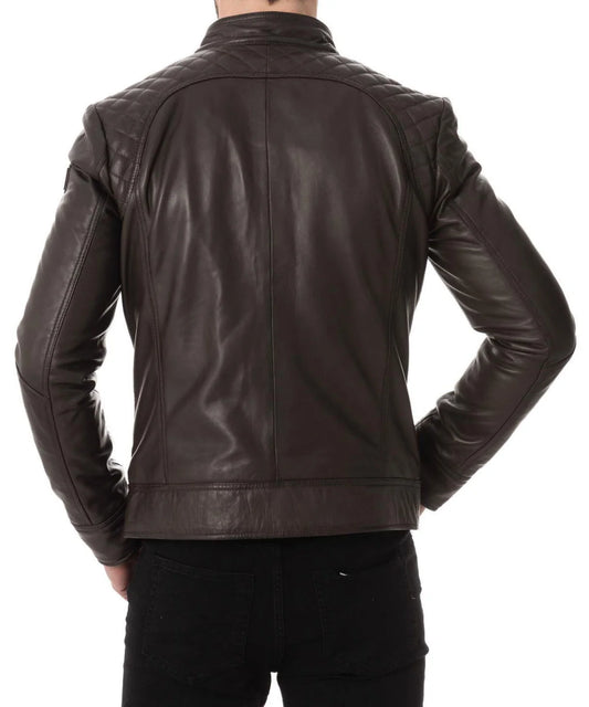 Men's Genuine Leather Jacket MJ 167