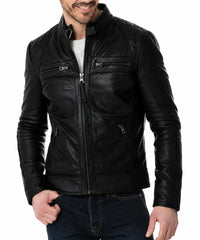 Men's Genuine Leather Jacket MJ 169