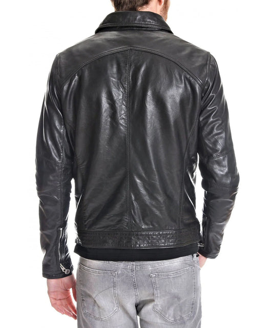 Men's Genuine Leather Jacket MJ 176