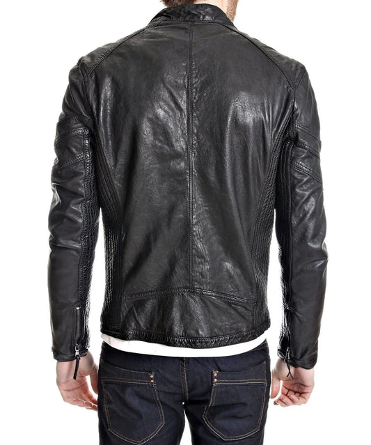 Men's Genuine Leather Jacket MJ 177
