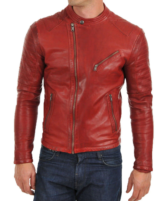 Men's Genuine Leather Jacket MJ 17