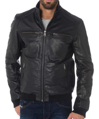 Men's Genuine Leather Jacket MJ 181