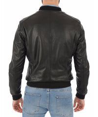 Men's Genuine Leather Jacket MJ 182