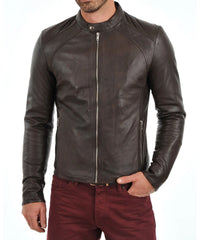 Men's Genuine Leather Jacket MJ 183