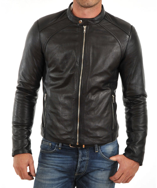 Men's Genuine Leather Jacket MJ 184