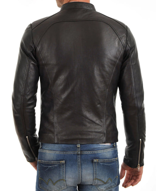 Men's Genuine Leather Jacket MJ 184