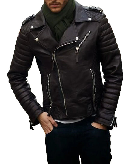 Men's Genuine Leather Jacket MJ 185