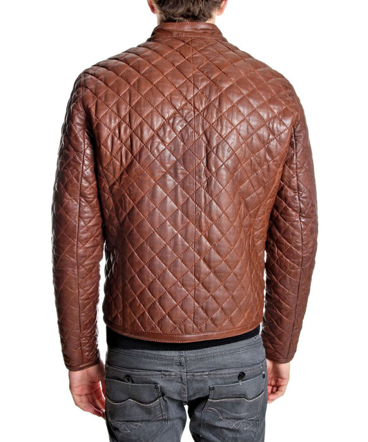Men's Genuine Leather Jacket MJ 187