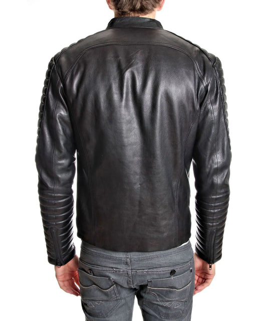 Men's Genuine Leather Jacket MJ 188