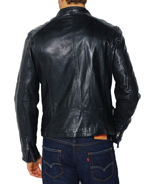 Men's Genuine Leather Jacket MJ 189