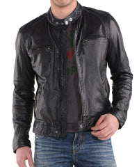 Men's Genuine Leather Jacket MJ 18
