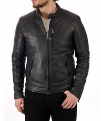 Men's Genuine Leather Jacket MJ 191