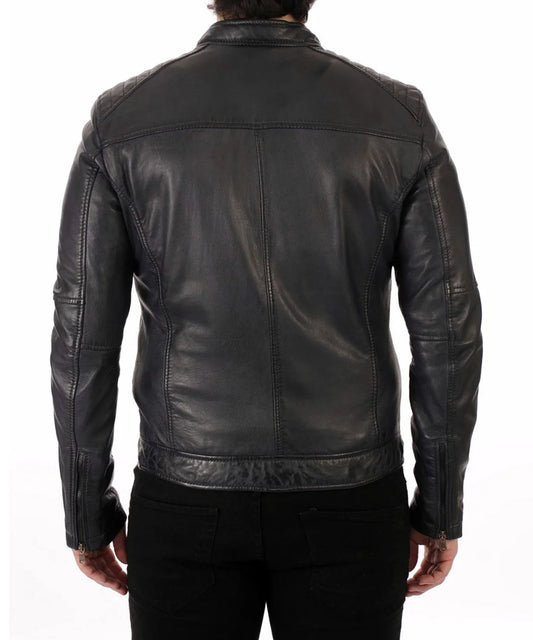 Men's Genuine Leather Jacket MJ 191