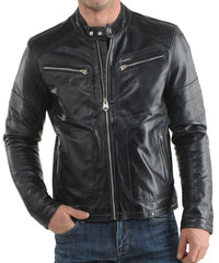 Men's Genuine Leather Jacket MJ 193